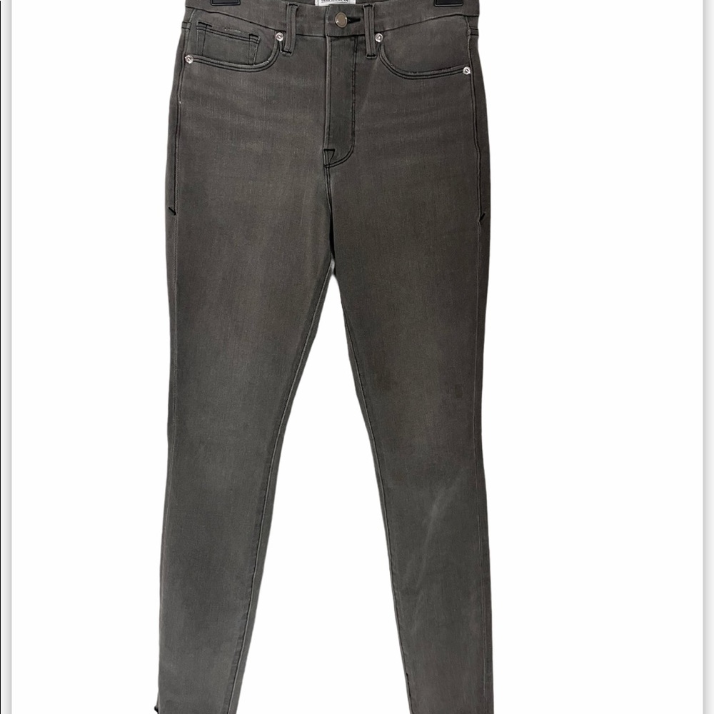 Good American Good Waist Gray Jeans 6/28